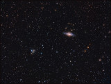 NGC 7331 and Stephans Quintet