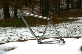 Final welds put down on a snowy afternoon in BOCOMO