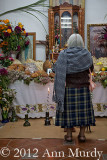 Praying in front of the altar
