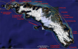 Route Map for South Georgia