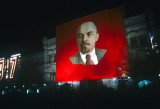 Lenin poster, Moscow, Nov. 7, 1983 