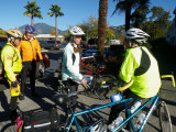 Gathering at the Calistoga Spa before the ride - 5