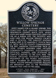 Texas Historic Willow Springs Cemetery