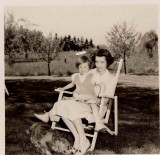 Elise Scott and exonerated daughter Mary.  (c. 1946)