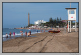 Maspalomas beach and lighthouse