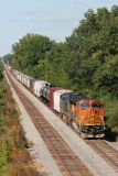 BNSF 803 CSX Q645 Oaktown IN Aug 20 2006