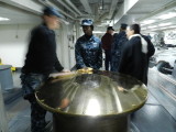 CVN-65 43 Mooring Line Spool Polishing.JPG