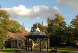 Band stand at Newark Castle.