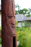 Carved slit drum - Vanuatu