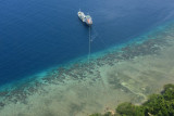 Pacific Gas Tanker moored in the Luganville Channel, Vanuatu