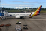 Air Pacific B737 at Nadi, Fiji