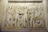 Return of the Ashes: Prince Joinville handing over Napoleons coffin to King Louis-Philippe, sculpted 1851 by Franois Jouffroy