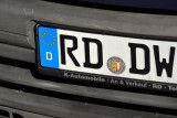 German License Plate - Kreis Rendsburg-Eckernfrde