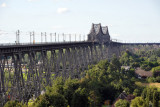 Looking back at the impressive Rendsburg High Bridge