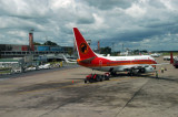 Angola Airways B737 (D2-TBK), Lusaka, Zambia