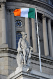 Mercury with the Irish Flag, Dublin Custom House