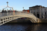 Hapenny Bridge, River Liffey, Dublin