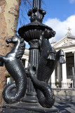 Hippocampus lamppost, College Green, Dublin