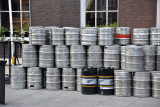 Dublin is definitely a beer city - empty kegs, Harcourt Street