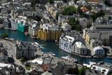 Ålesund, inner harbor, Hellesundet