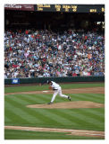 Aaron Sele Pitches During Mariners-Orioles Game