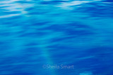 Blue water of Tasman Bay at speed 