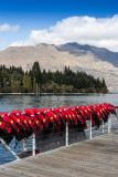 Life jackets at Queenstown, Lake Wakatipu 