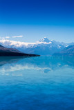 Portrait Mt Cook and Lake Pukaki 