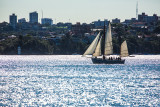 Ketch on Sydney Harbour