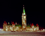 Parliament at Christmas