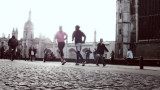 Running Past Kings College