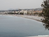 De kustlijn van Nice