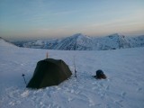 April 13 Ski tour camp north of Ben Macdui Cairngorms