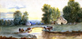 Beatrice McIntyre Farmstead Water Color