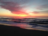 Sunrise at Kure Beach NC