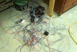 Removing the electrical infrastructure prior to demolition