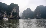 tour boats,Dau Go Island, Ha Long Bay, Vietnam  
