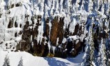 watching the ice falls, Mt Persis, Washington, PNW 