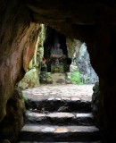Buddha, Tang Chon Cave, Marble Mountains, Da Nang, Vietnam 