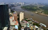 Saigon and Saigon River, Vietnam  