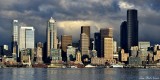 Downtown Seattle, Elliott Bay, West Seattle, Washington  