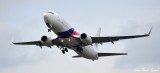 Malaysian Airlines, Boeing 737, Boeing Field, Seattle 