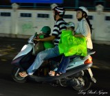 family of four Saigon, Vietnam  