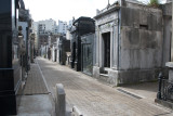 One of the avenues in Recoleta Cemetery