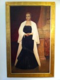 Portrait of Evita in the Evita Museum