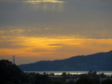 Sunset. Golden Gate Bridge. Day 393mm-equiv, iso200. Superfine compression. 0258