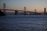San Francisco Bay Bridge from Treasure Island. iso3200. #1687