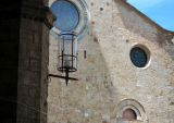 The church via zoom from within loggia