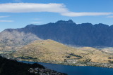 The Remarkables from high above Queenstown