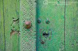 Green Wooden Door 